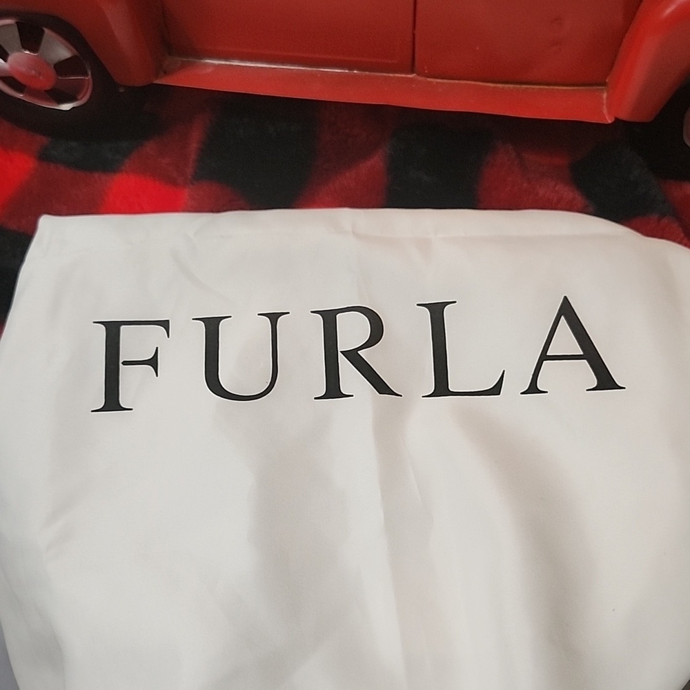 FURLA Leather Shoulder Bag With Dust Bag - Picture 13 of 13